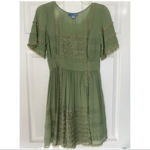 Anthropologie women’s lace dress size 2